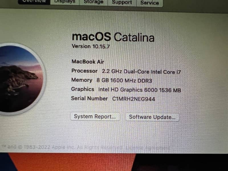 MacBook Air for sale 6