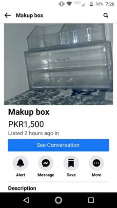 Makeup box