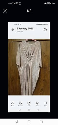 shimmer kaftan