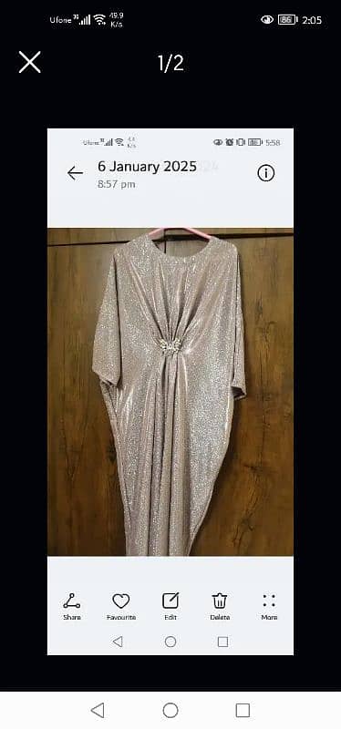 shimmer kaftan 0