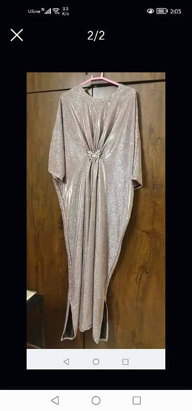 shimmer kaftan 1