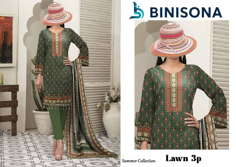 Women Dress | Casual Wear | Women 3 Pcs Suite | unstitched Suite 7