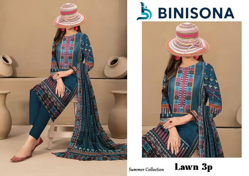 Women Dress | Casual Wear | Women 3 Pcs Suite | unstitched Suite 10