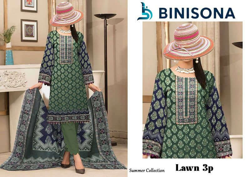 Women Dress | Casual Wear | Women 3 Pcs Suite | unstitched Suite 11