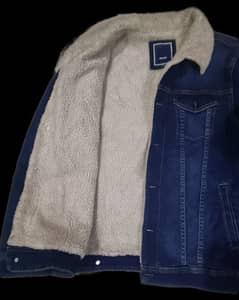 Denim Jacket with fur