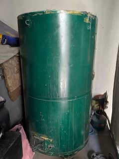 wheat storage drum with stand