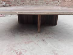 wooden floor siting dining table