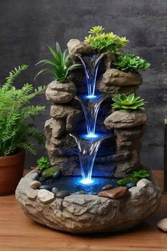 Condition outdoor waterfall and fountain 1