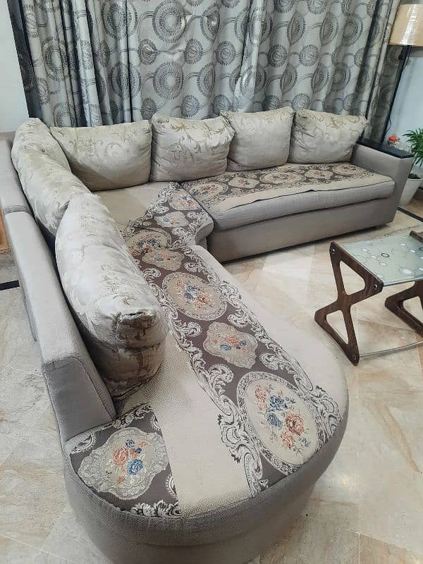 9 seat sofa set with L shape 3