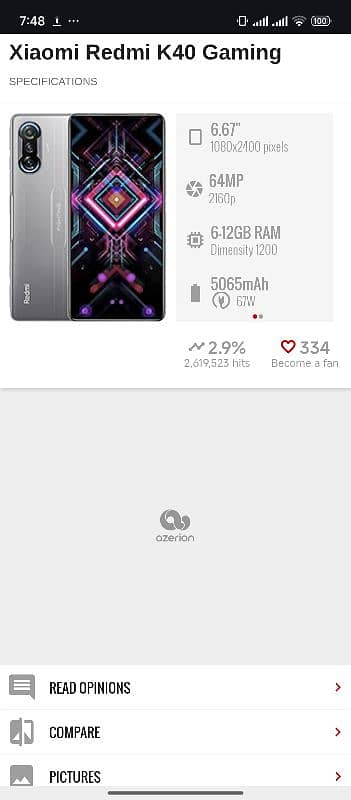 Redmi k40 gaming set 4