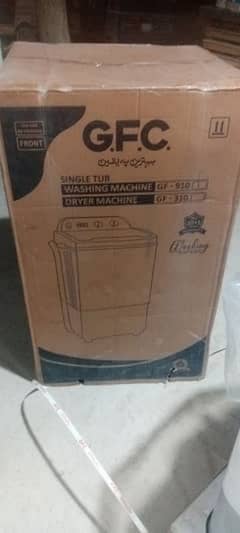 gfc washing machine new 12kg 03162620039