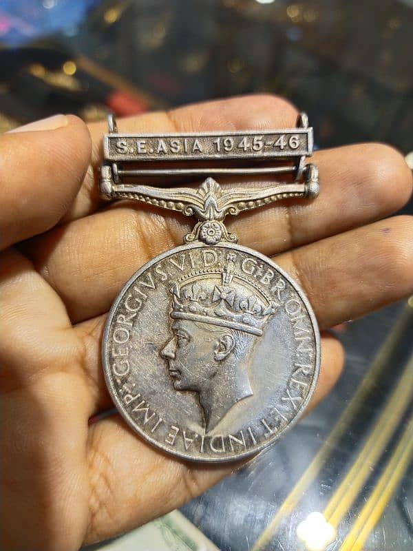 silver old medal antique 5