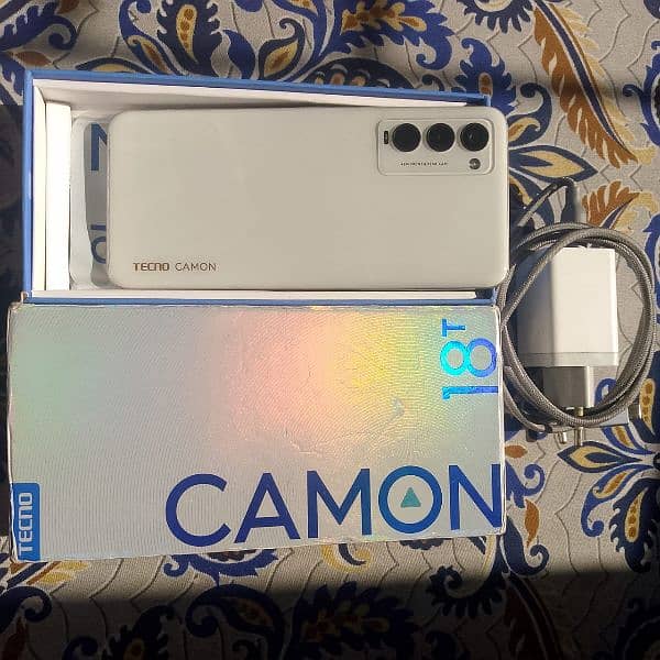 Tecno camon 18T with complete accessories 1