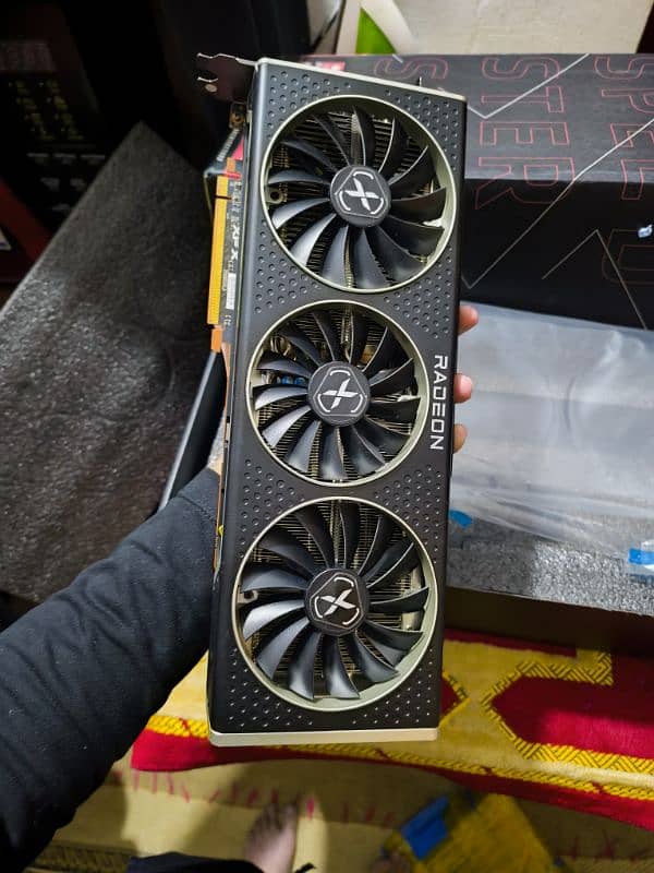 amd rx 6800xt just like new just 9 mah used 7