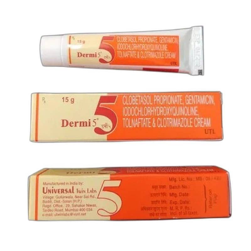 Dermi 5 Cream – Advanced Skin Solution for Fungal Infections, Acne, Ec 1