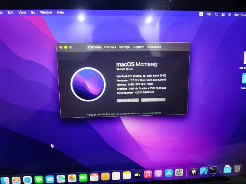 MacBook Pro 2015 8/256 GB Latest OS installed 3