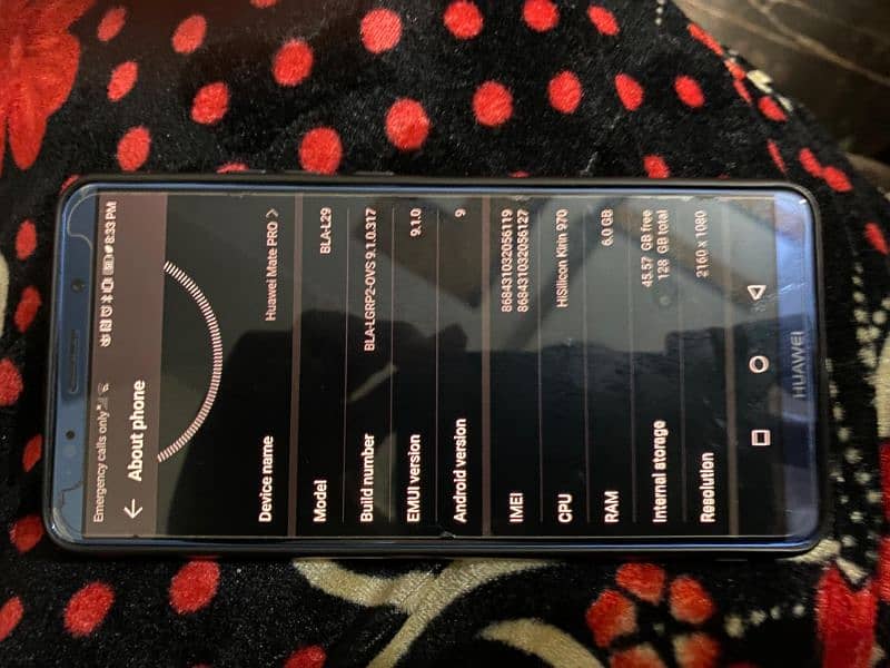 Huawei mate 10 pro 10/9 (Exchange Possible) 6