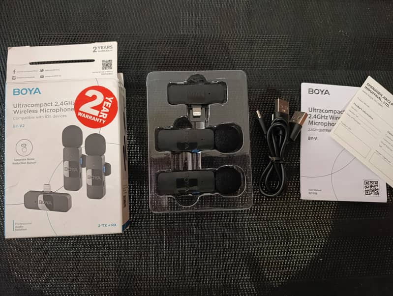 Boya wireless mic for iphone 3