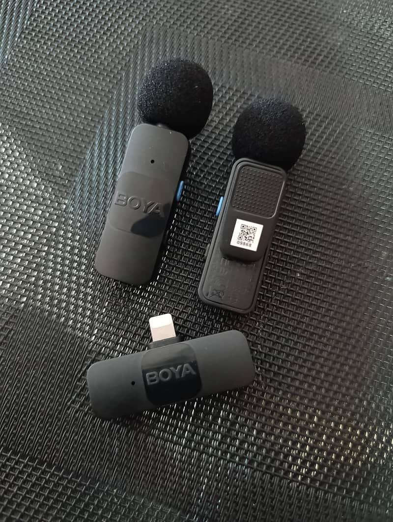 Boya wireless mic for iphone 4