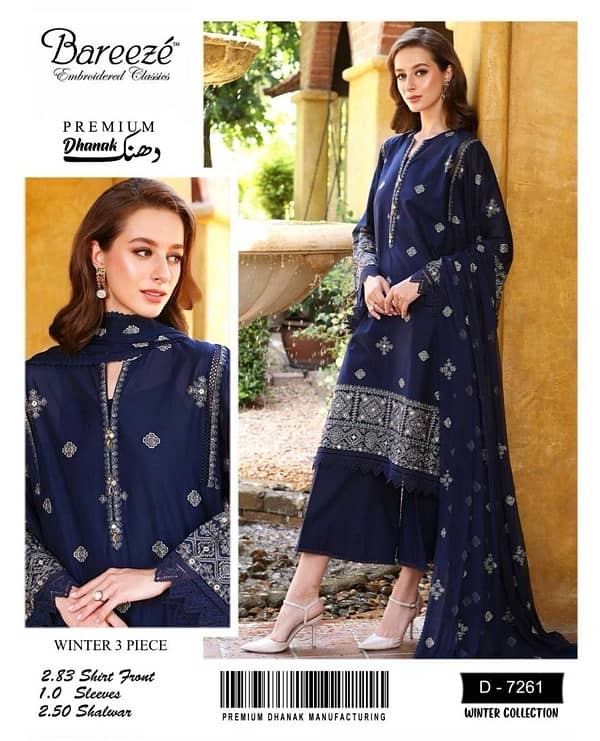 dress/ladies suit/dhanak suit/unstiched 0