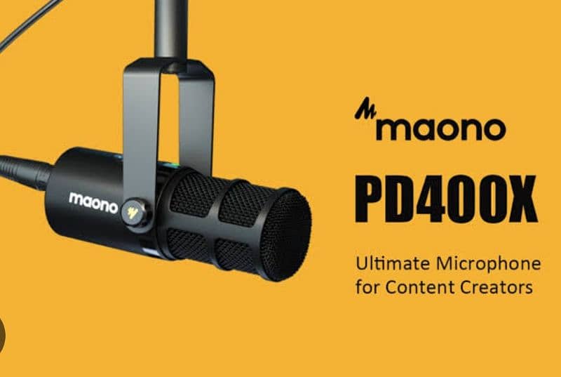 MAONO PD400X ( HEIGHLY PROFESSIONAL XLR OR USB DYNAMIC MIC ) 1