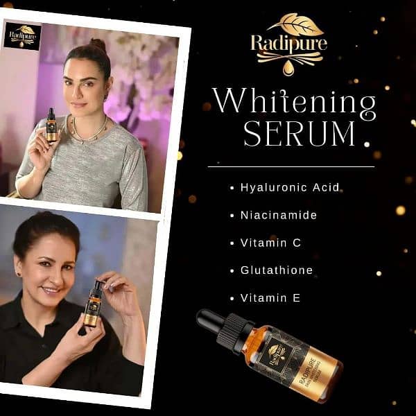 free home delivery  radipure skin whitening serum 1