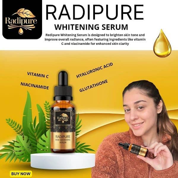 free home delivery  radipure skin whitening serum 3