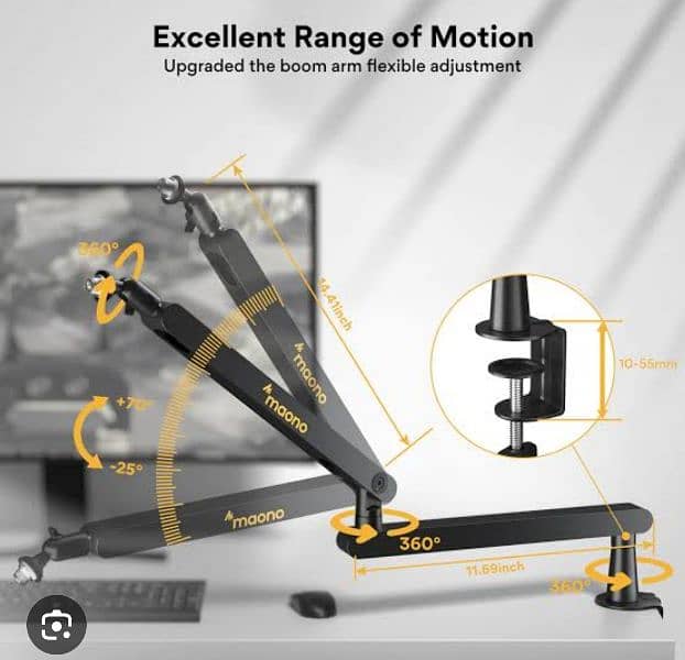 MAONO BA91 OR BA92 BOTH PROFESSIONAL PODCAST TABLE STAND 4