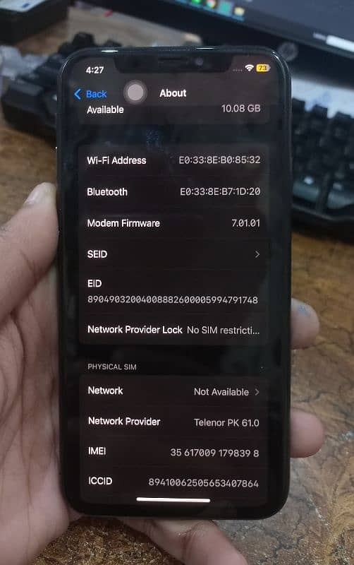 iPhone XS 64 GB LLA Non PTA 15