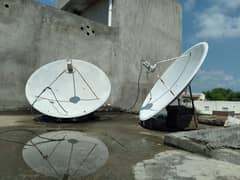 Digital receiver with dish antina