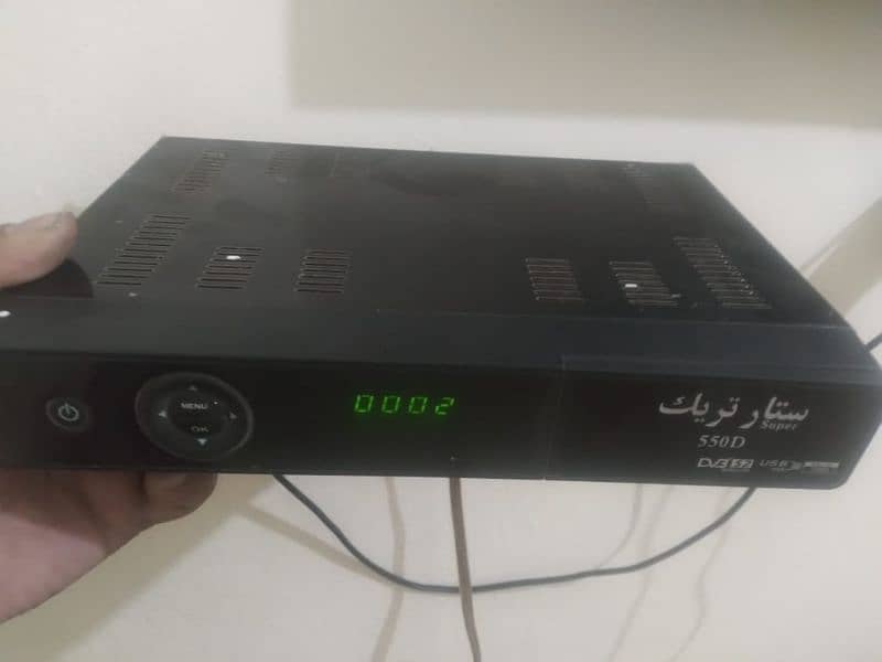 Digital receiver with dish antina 1