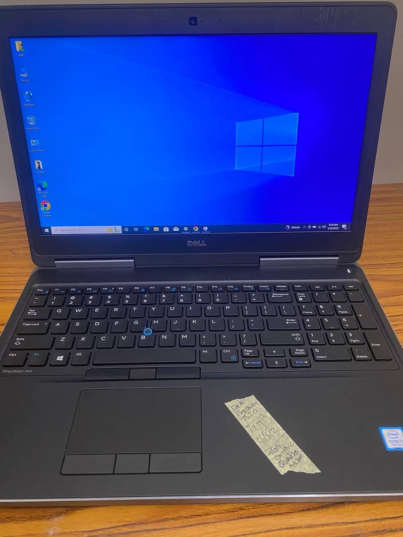 Dell Precision 7520 Workstation Core i7 7820HQ 7