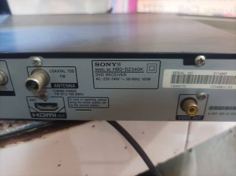 sony hbd dz340k 0