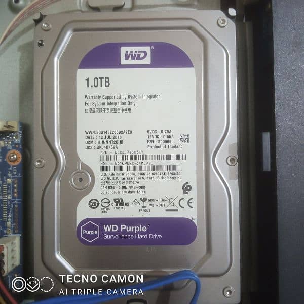 1x HDD 1TB 0