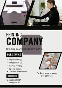 Professional Printing services