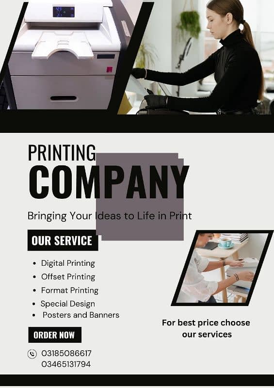 Professional Printing services 0