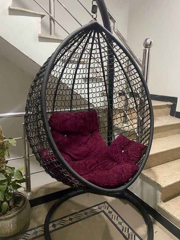 Beautiful Egg shape Swing For outdoor decor 4