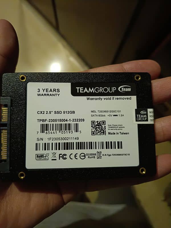 512 Gb Team Group CX2 SSD 1