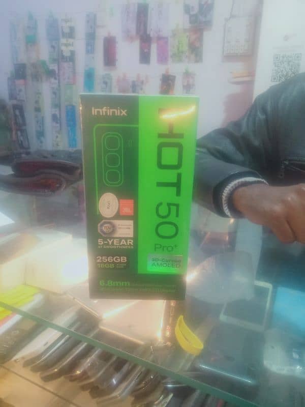 infinix Hot 50 pro plus box pack 3