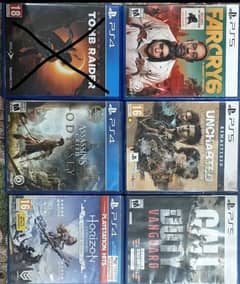 Far cry 6, uncharted, COD vanguard