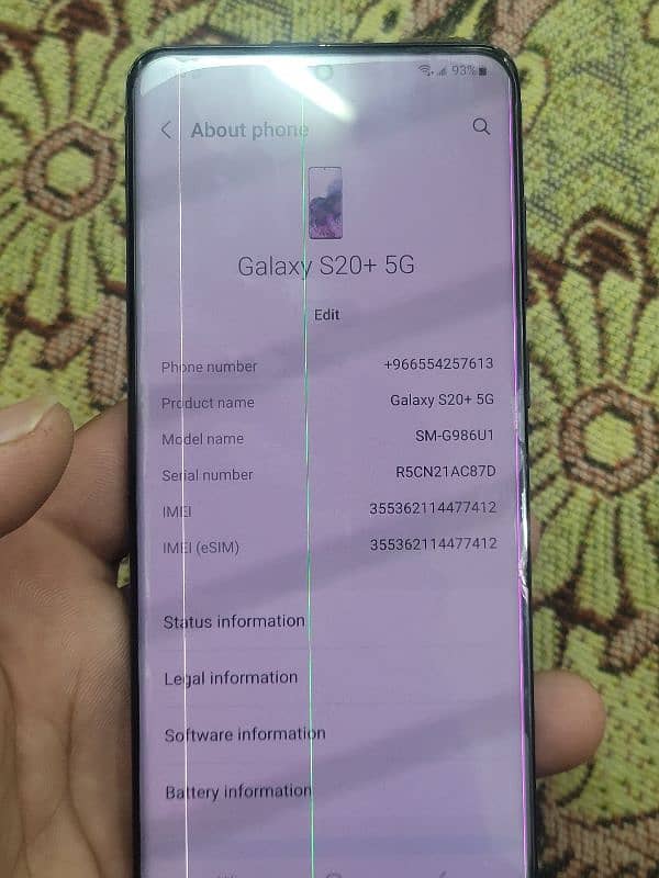 s20 plus official pta aprove 12 128gb 1