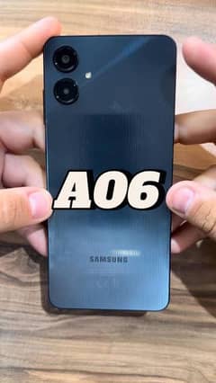 Samsung A06 6/128 Just Box Open Black Color