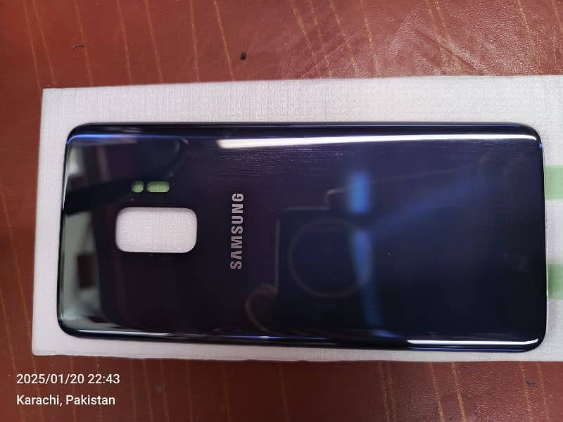 Samsung s9 original back glass and camera glass 1