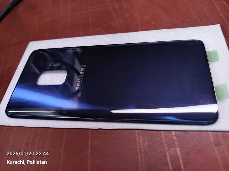 Samsung s9 original back glass and camera glass 2