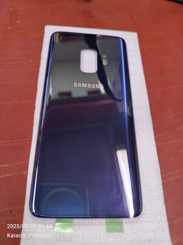 Samsung s9 original back glass and camera glass 3