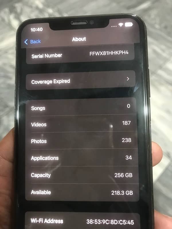 iPhone XS Max non pta 256 Gb 7