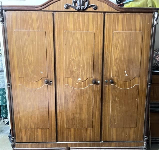 Bedroom set with cupboard dressing side tables 2