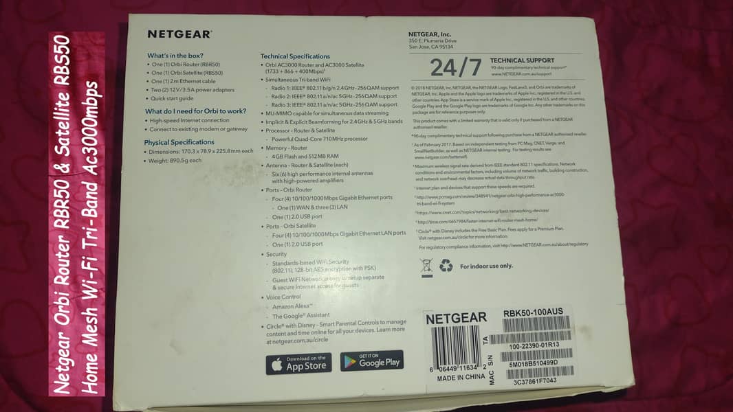 netgear orbi ac3000gbps 3