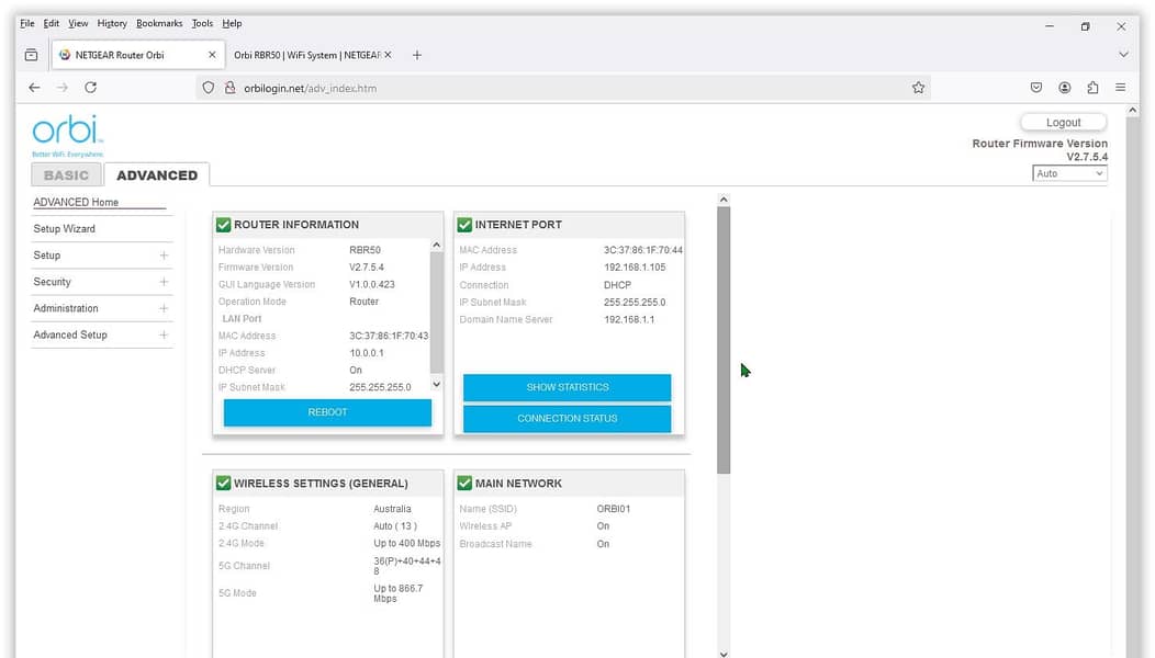 netgear orbi ac3000gbps 16