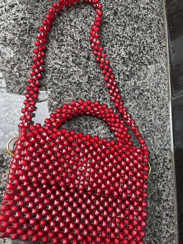 Pearls and crystal bags 3